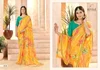 Sanskruti By Kiyra Georgette Printed Ladies Daily Wear Saree Wholesalers In Surat